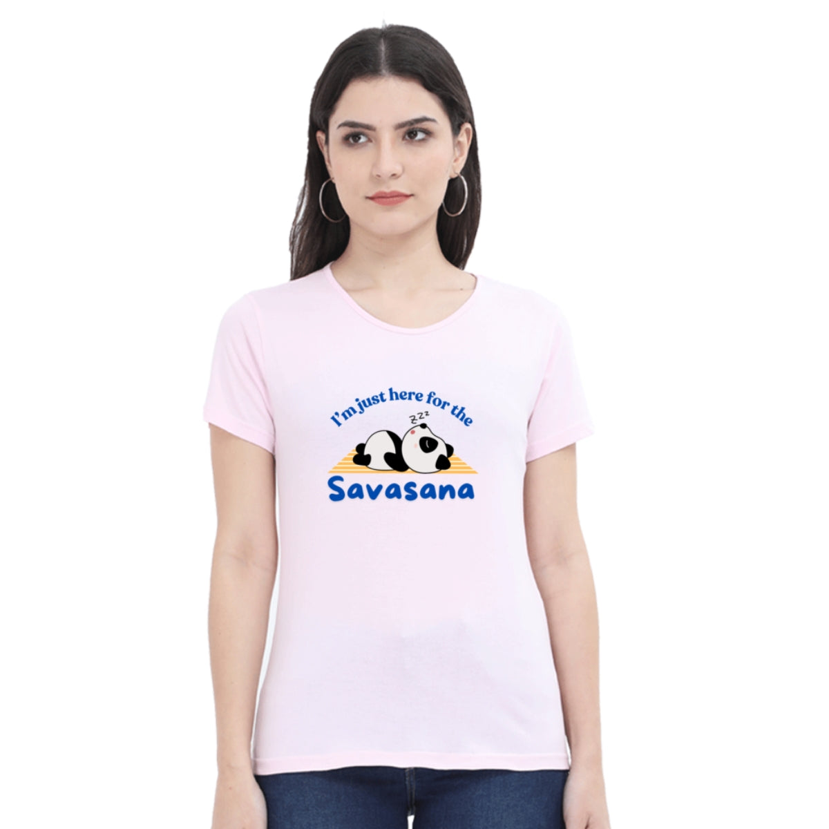 Yoga T-shirt: Just here for Savasana