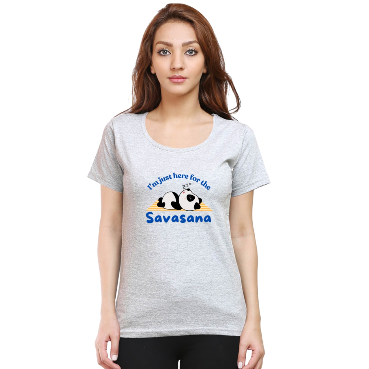 Yoga T-shirt: Just here for Savasana