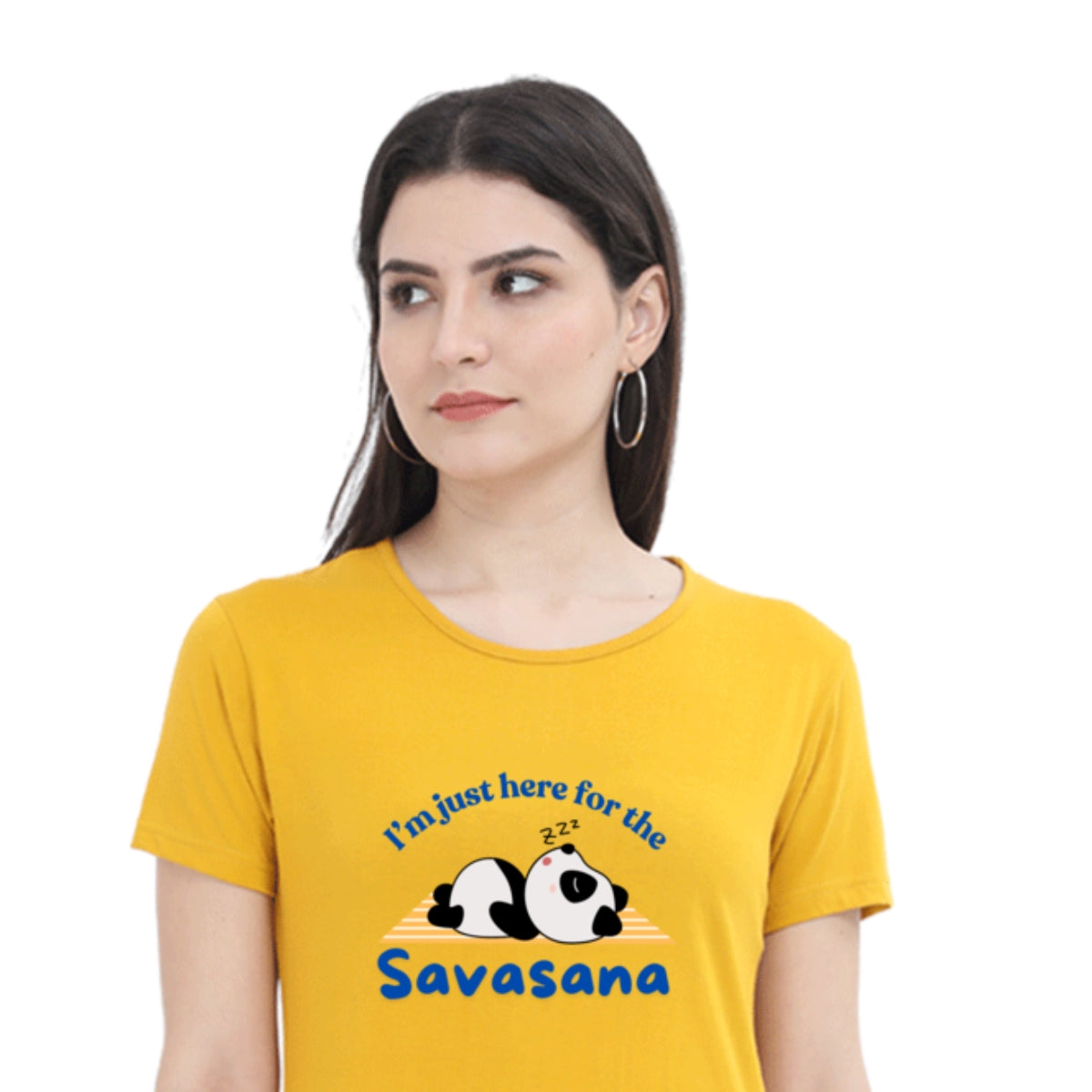 Yoga T-shirt: Just here for Savasana