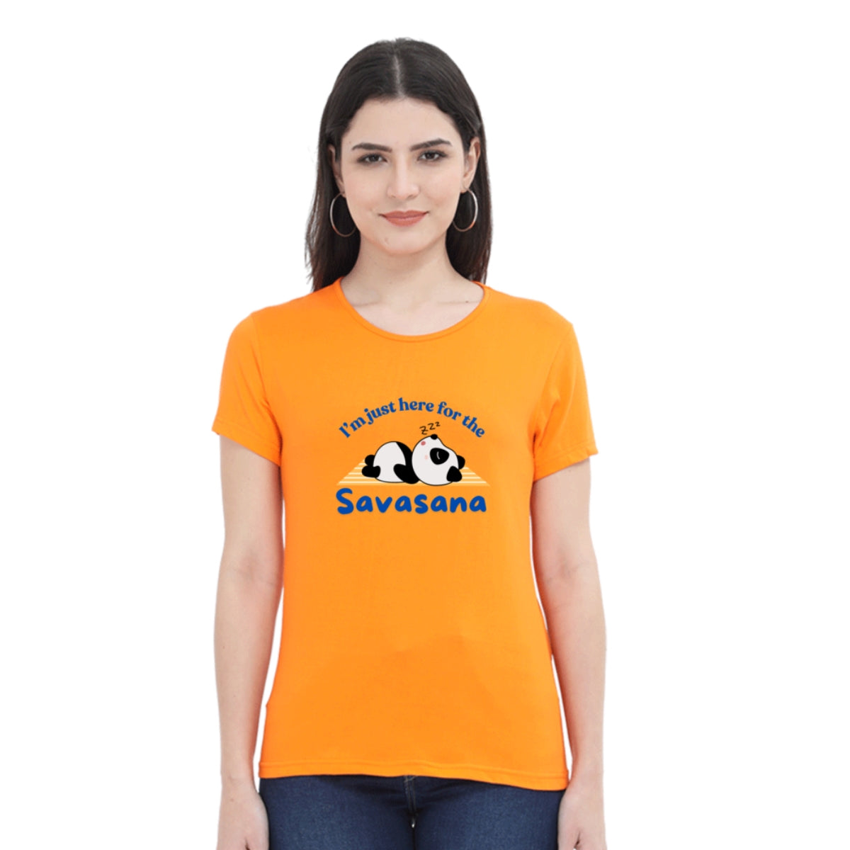 Yoga T-shirt: Just here for Savasana